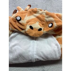Funziez by Silver Lilly Giraffe Costume Animal Jumpsuit unisex Medium Tan